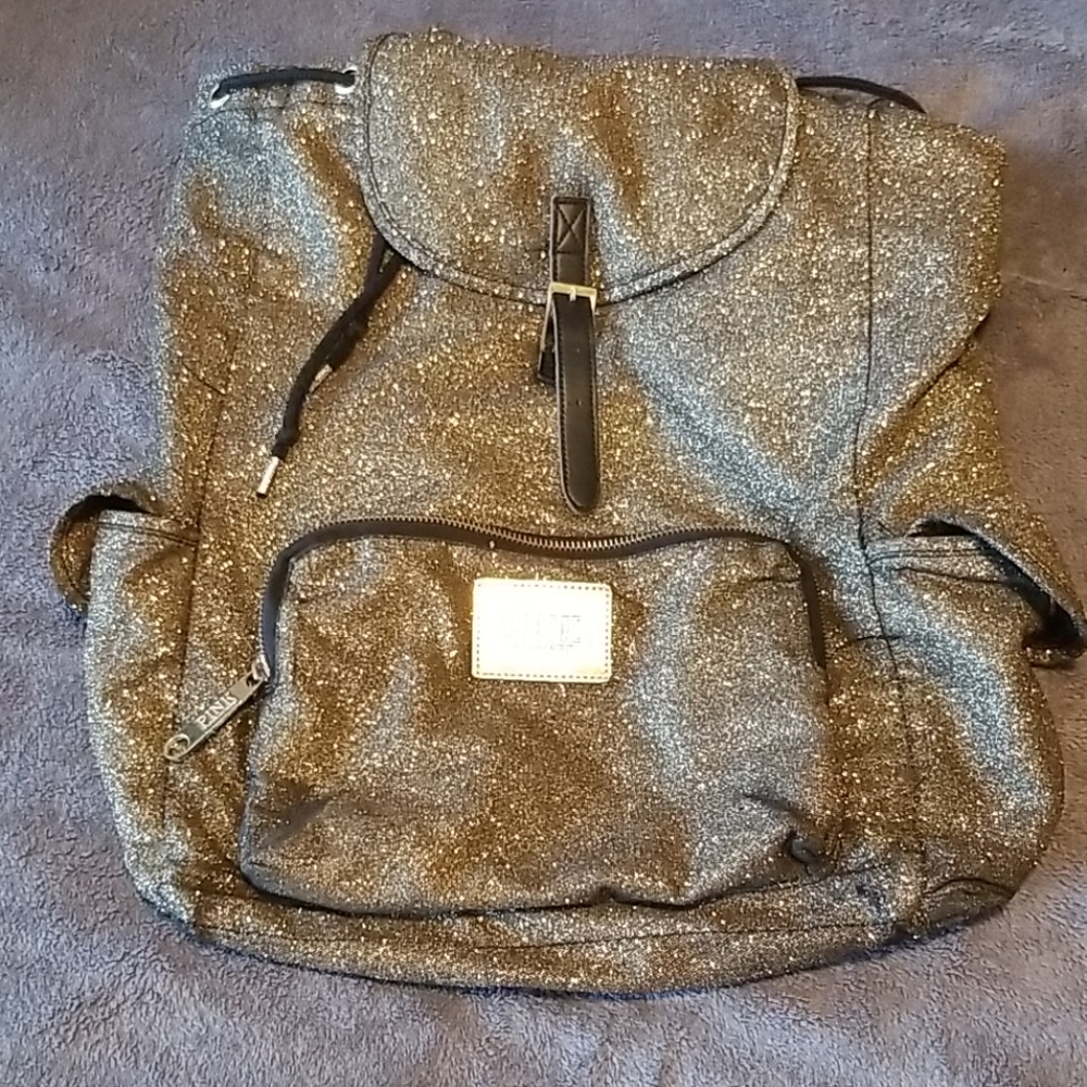 VHTF! Victoria Secret PINK Gold Backpack